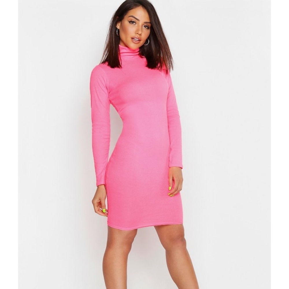 NEON PINK SUMMER DRESS - Picture 2 of 8